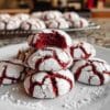 Easy Red Velvet Crinkle Cookies