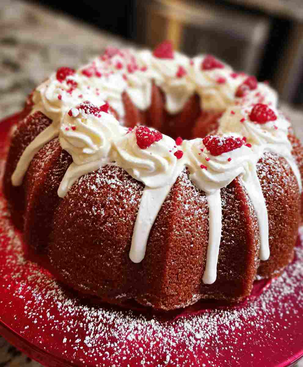 Valentine’s Day Bundt Cake