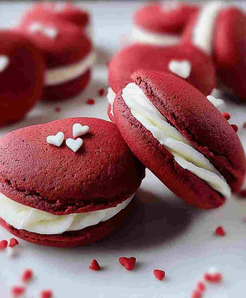 Valentine’s Red Velvet Whoopie Pies