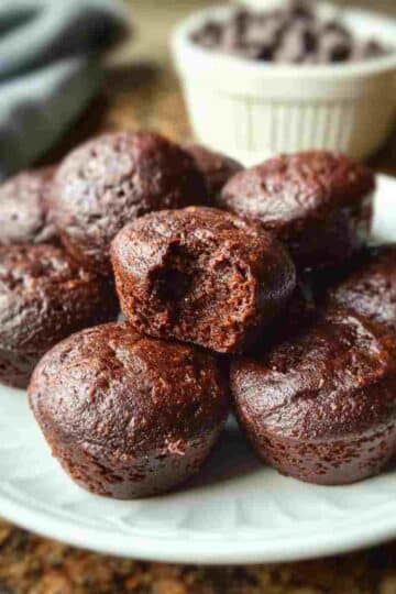 Fudgy Cottage Cheese Brownie Bites