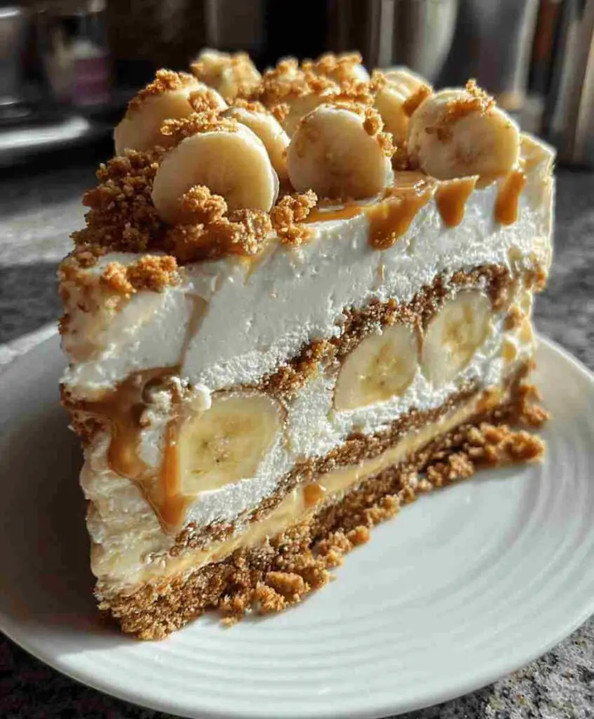 Banana Pudding Cookie Butter Cheesecake Cake