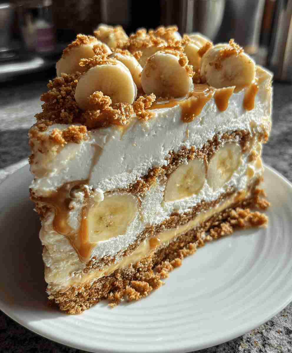Banana Pudding Cookie Butter Cheesecake Cake