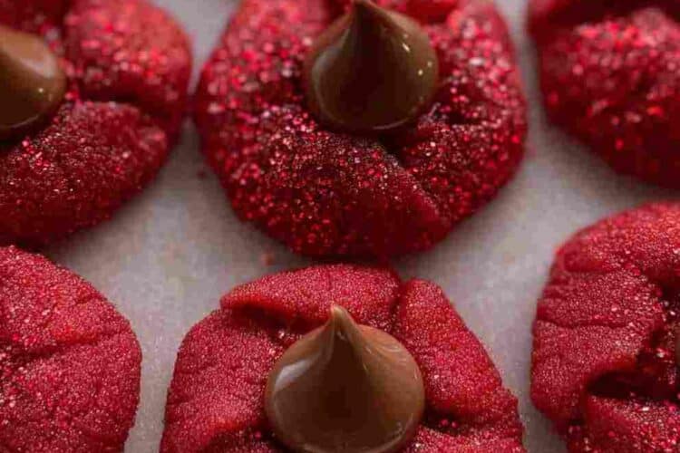 Easy Red Velvet Blossoms