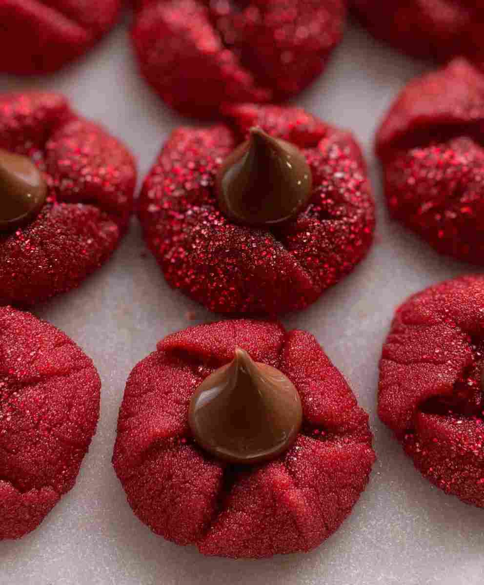 Easy Red Velvet Blossoms
