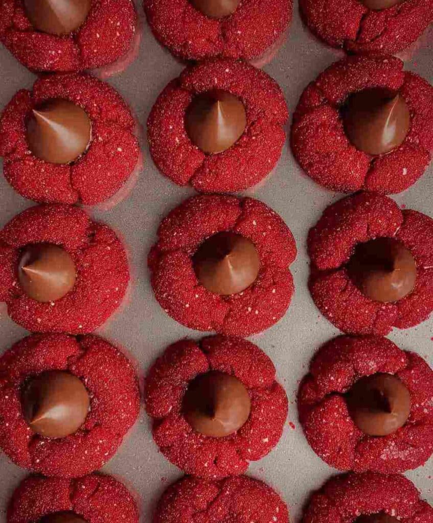 Easy Red Velvet Blossoms