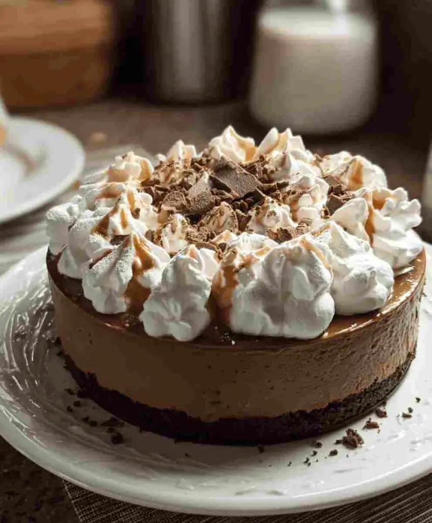 Easy Hot Cocoa Cheesecake