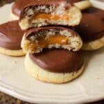 Twix Cookie Cups Easy Homemade Caramel Chocolate Treats
