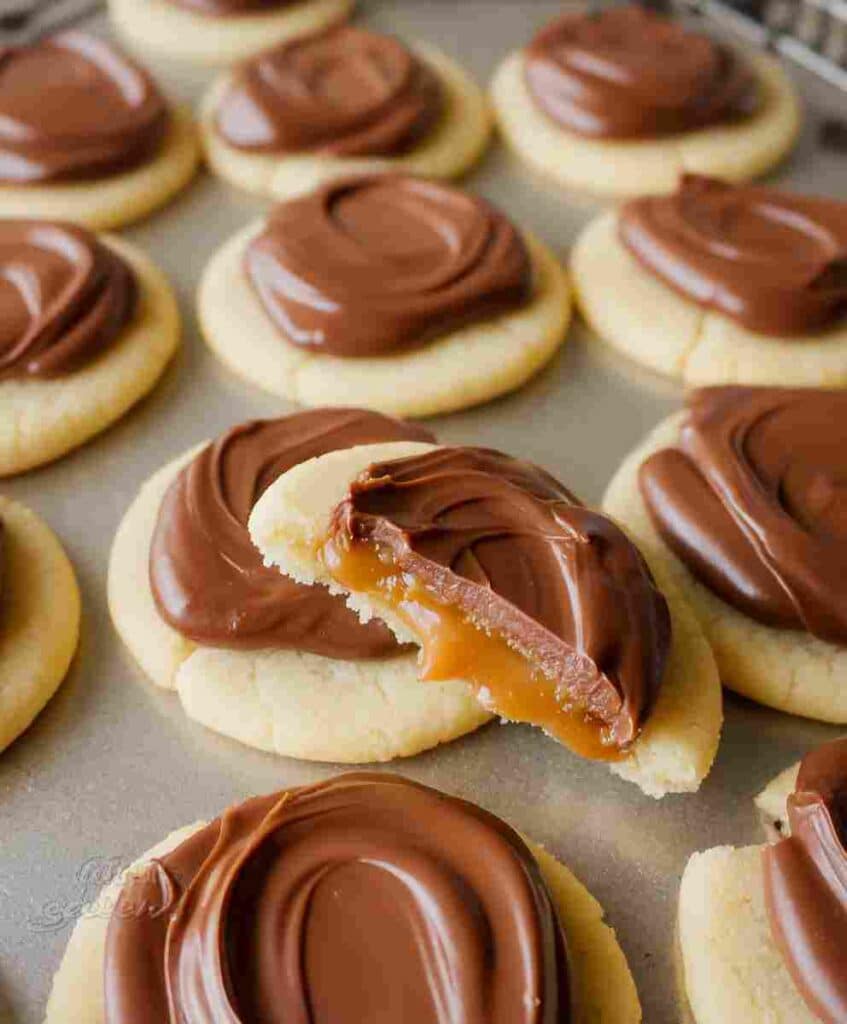 Twix Cookie Cups  Easy Homemade Caramel Chocolate Treats
