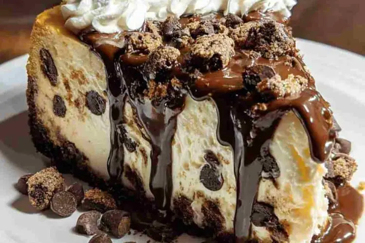 Chocolate Chip Cookie Dough Cheesecake