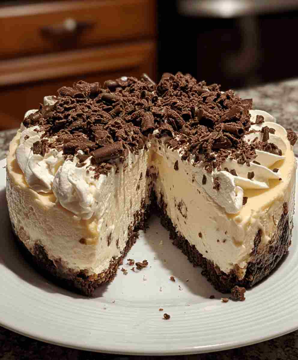 Easy Cannoli Cheesecake