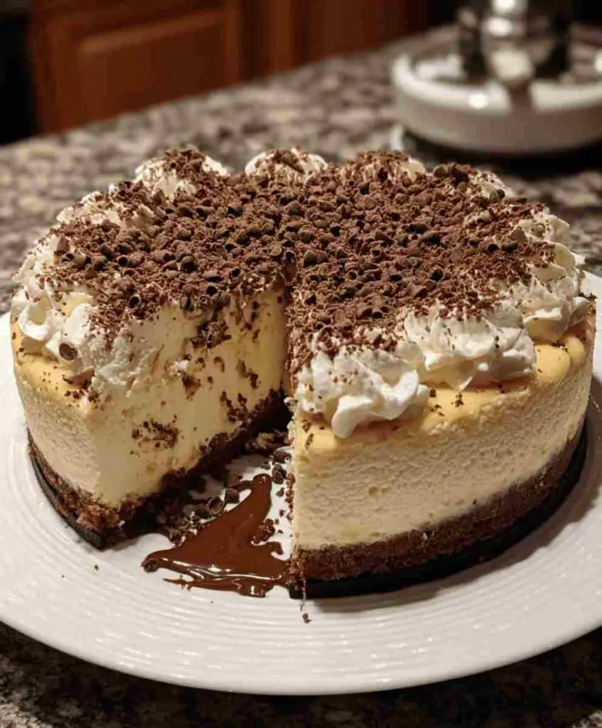 Easy Cannoli Cheesecake