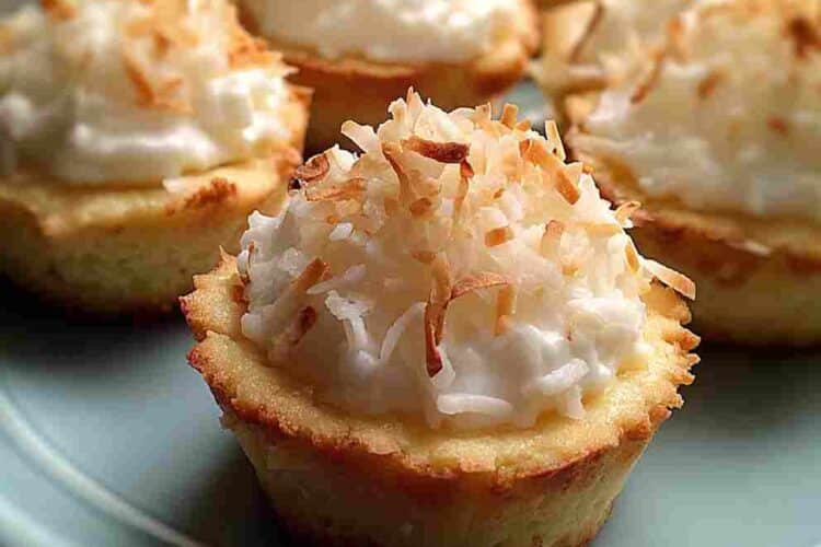 Coconut Cream Pie Cookie Cups