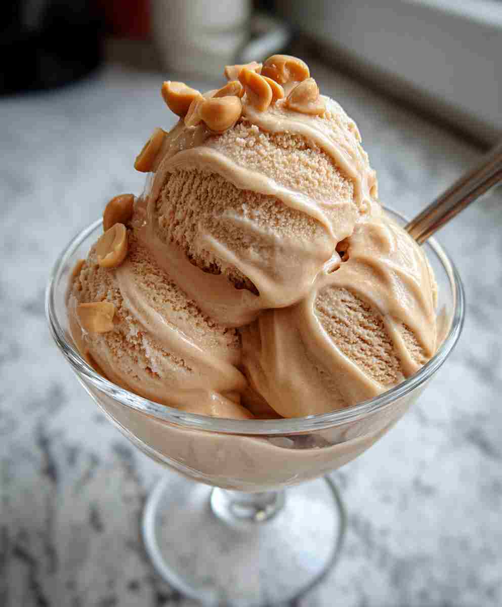 Peanut Butter Greek Frozen Yogurt