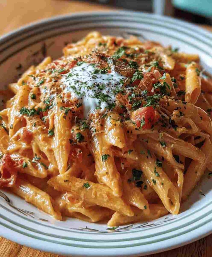 Creamy Tomato Garlic Pasta