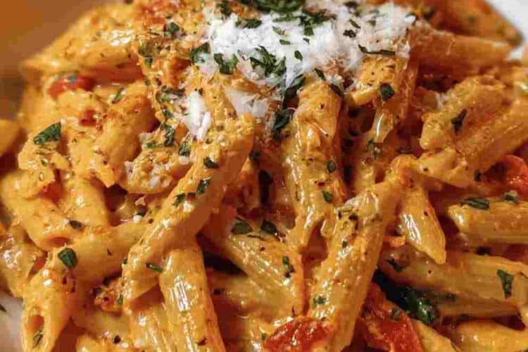 Creamy Tomato Garlic Pasta
