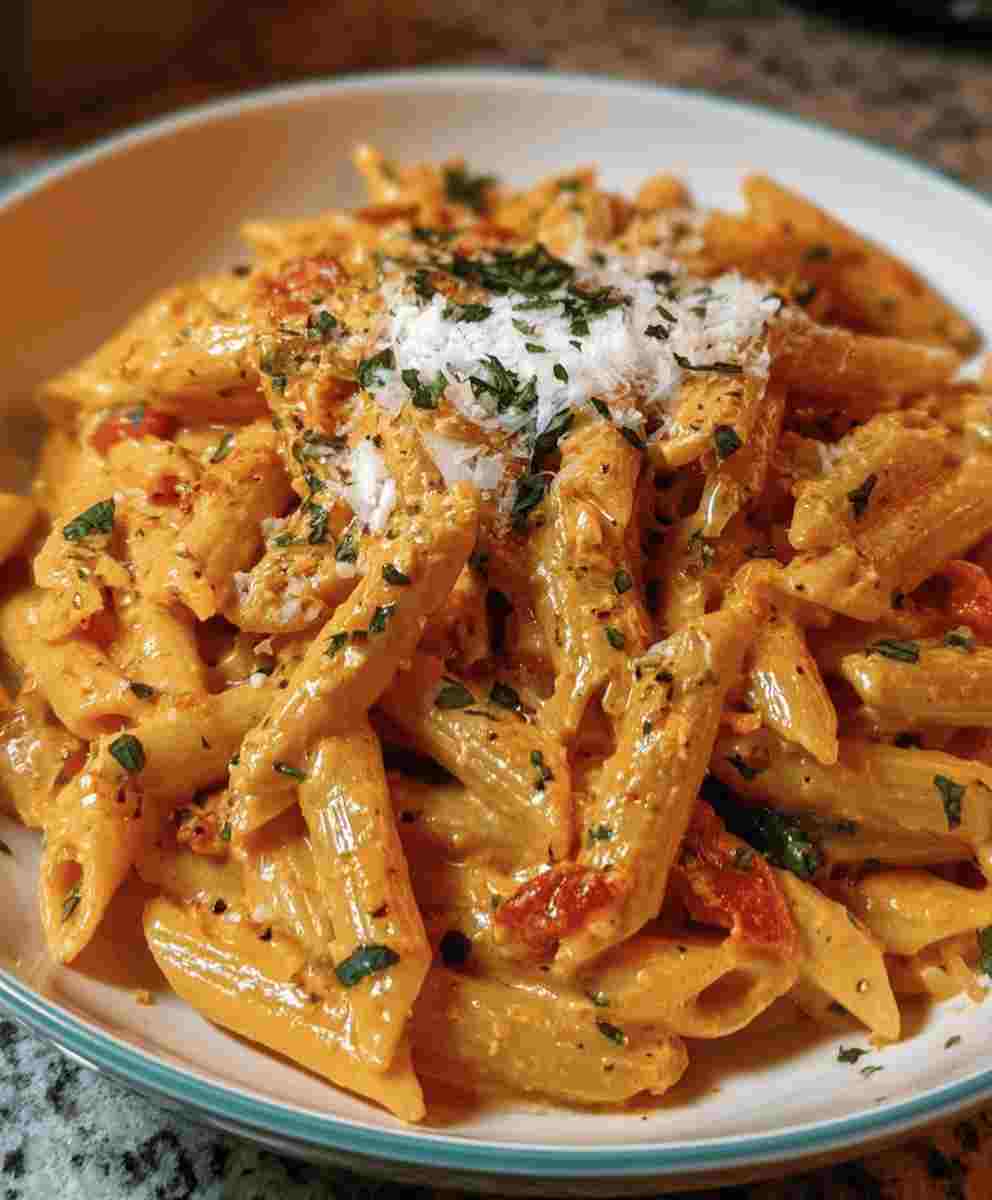 Creamy Tomato Garlic Pasta