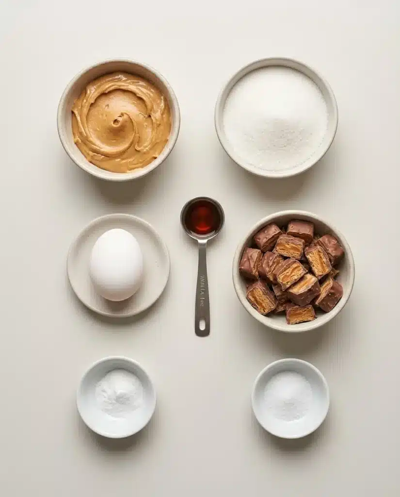 Peanut Butter Butterfinger Cookies ingredients