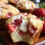 Healthy Strawberry Cream Cheese Muffins