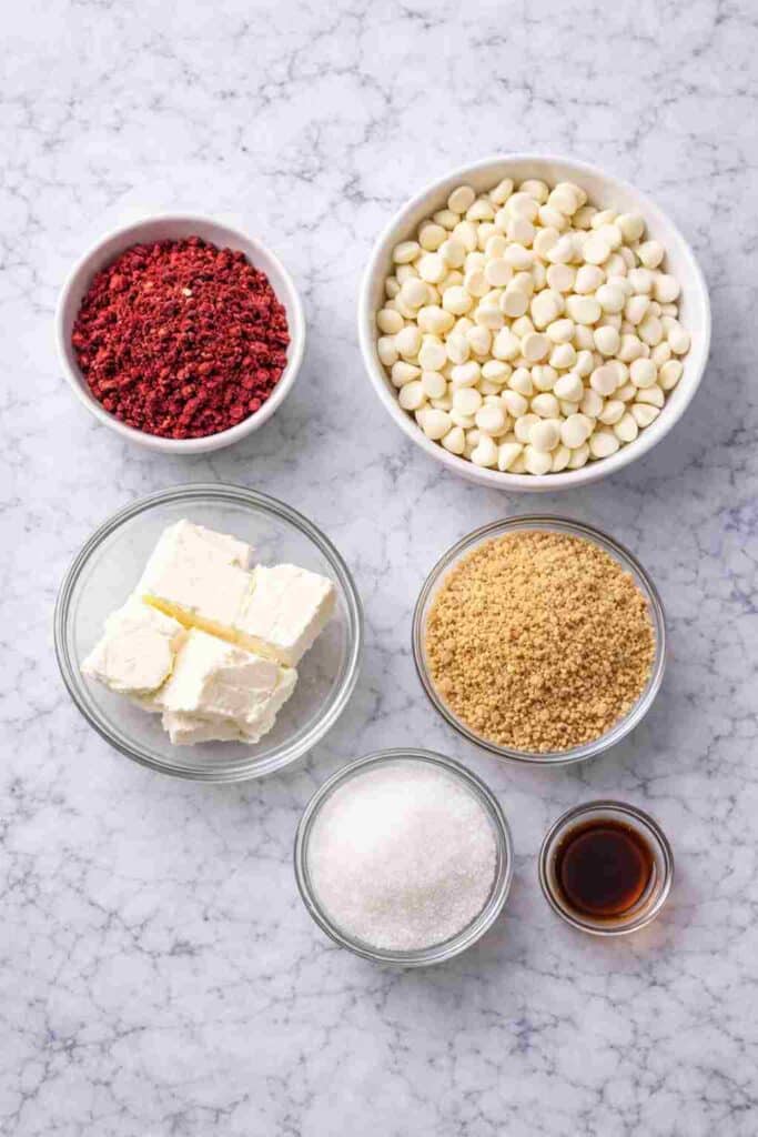 White Chocolate Raspberry Cheesecake Balls